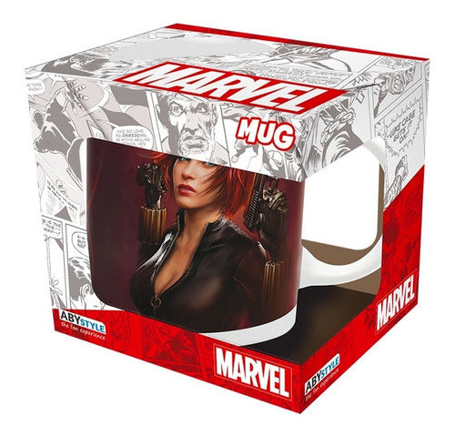 Taza Abystyle The Black Widow Marvel 320 Ml