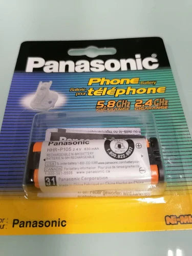 Bateria Panasonic Tel Inalambricos Hhr-p105 Blister 1 Par