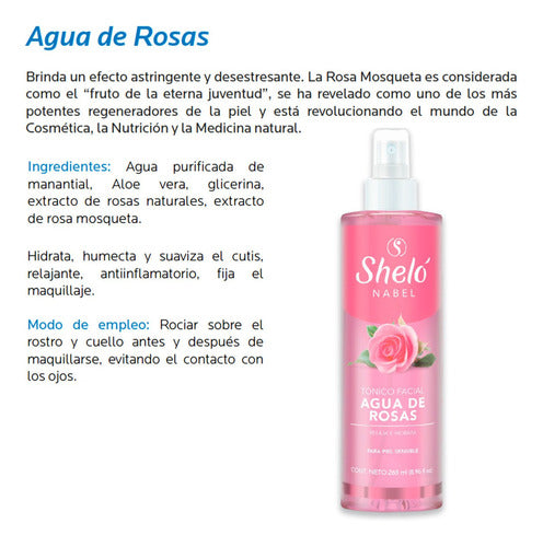 Crema Rosacea Piel Sensible Pack Natural + Jabón Y Tonico