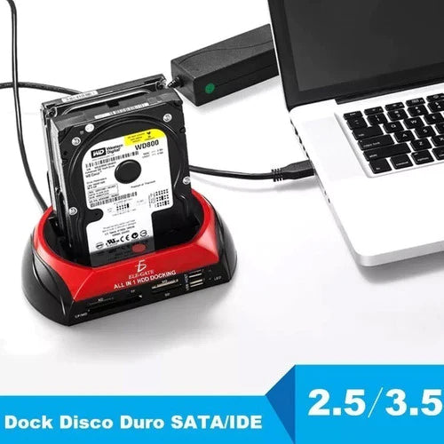 Case Dock Estación Disco Duro 2.5 3.5 Sata Ide Gadget Elegat
