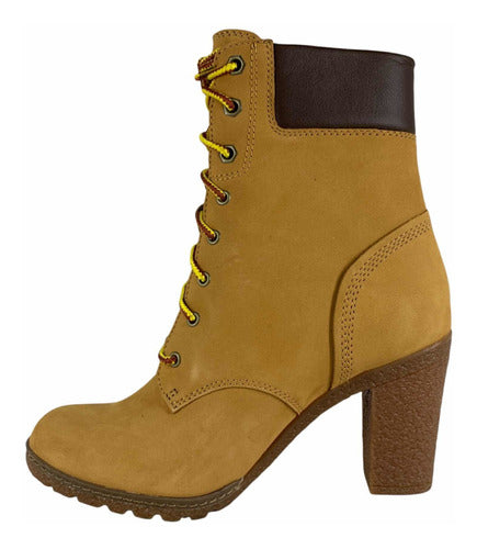 Botas Timberland 6in Glancy Ocre Mujer 8715a Look Trendy