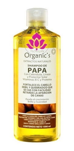 Shampoo Fortalecedor De Papa Con Vitaminas 1lt. Florigan