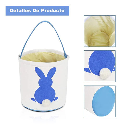 Bolsas Para Dulces Con Diseño Conejo De Pascua 4 Uds.