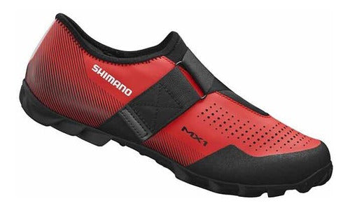 Zapatilla Shimano Ciclismo Sh-mx100 Color Rojo