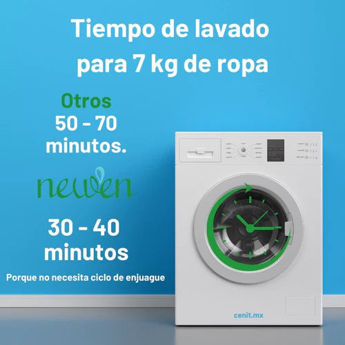 Newen Detergente Ecológico Para Lavanderías Y Hospitales 4lt