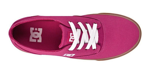 Tenis Dc Shoes Mujer Flash 2 Tx Rosa Skate Adjs300194rpu