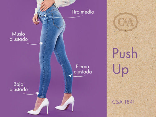 Jeans Push Up De Mujer C&a (3023576)