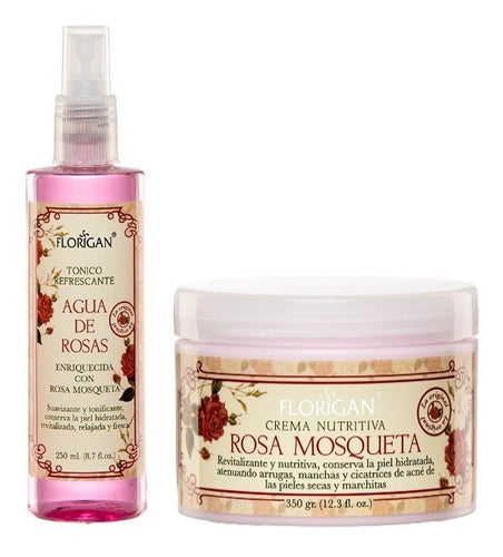 Kit Crema Anti-arrugas + Tonico Rosa Mosqueta Florigan