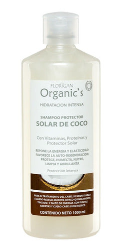 Shampoo Protector Solar De Coco Con Vitaminas 1lt. Florigan