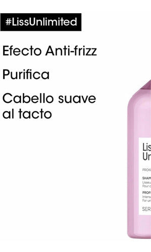 Shampoo Controla El Frizz Liss Unlimited Loreal Pro 500ml