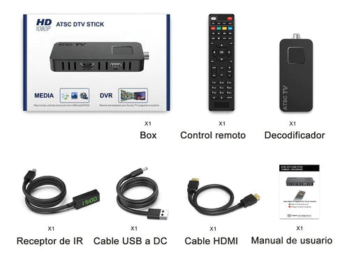 Decodificador Tv Digital Mini Convertidor Full Hd 1080p –