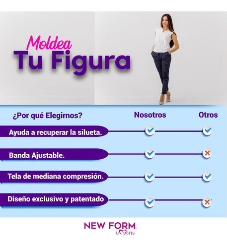 New Form – iMom Fajas Postparto 4B Corte Alto Faja Post Cirugía