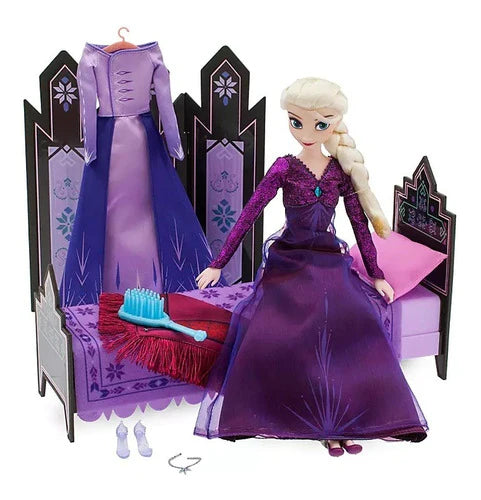 Disney Store Muñeca Elsa Con Recamara Frozen 2 Playset 2020