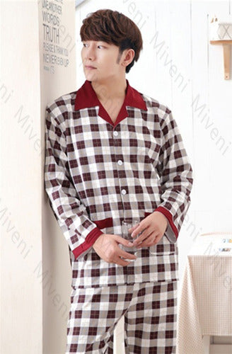 Conjunto De Pijama Cómodo Para Hombre Miveni