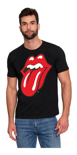 Playera Camiseta Toxic Rolling Stones Clasica Negra