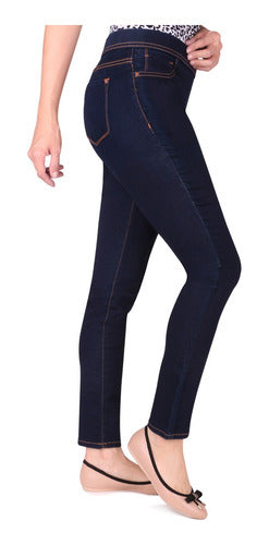 Jeans Mujer Jeggins Skinny Silver Plate D6147