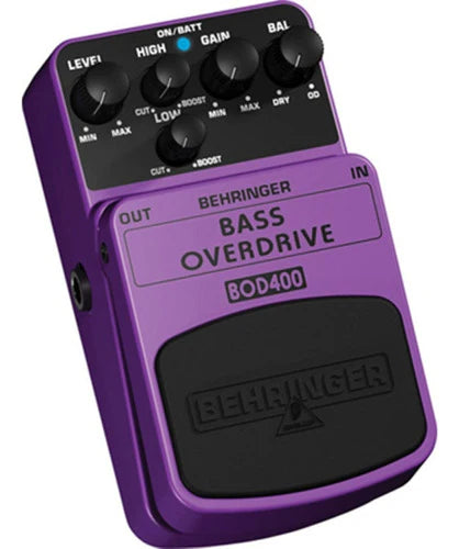 Behringer Bod400 Pedal Para Bajo Bass Overdrive
