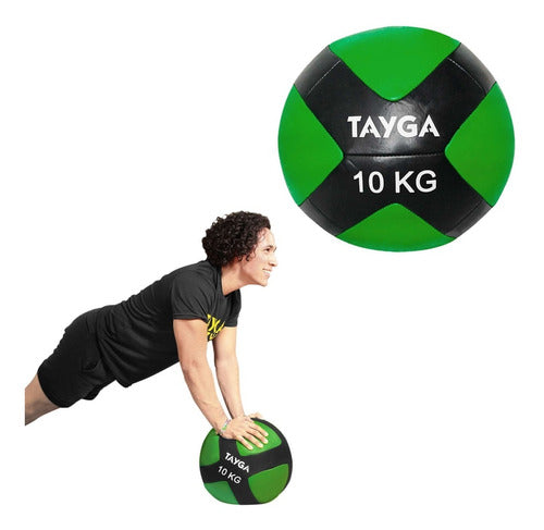 Balón Wall Ball 10 Kg Cross Funcional Gym Tayga