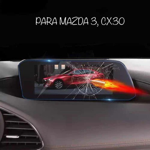 Protector De Pantalla Mazda 3, Cx-30 Vidrio Templado 2019-20