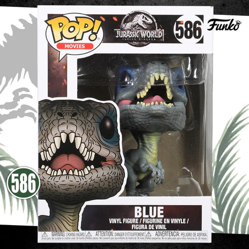 Funko Pop Blue #586 Jurassic World Dinosaurios Original