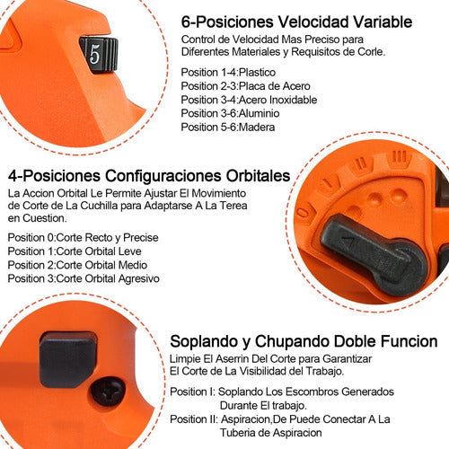 Sierra Caladora Vpjs012 Teeno Pro 650w 5pieza (s) Cuchi