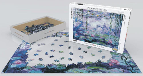 Lirios Acuaticos Monet Arte Rompecabezas 1000p Eurographics