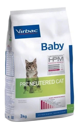Alimento Virbac Hpm Baby Pre Neutered Cat 3 Kg