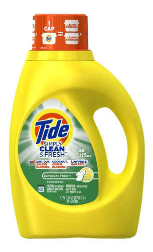 Detergente Líquido Ropa Jabón Tide Simply Clean & Fresh 1.7l