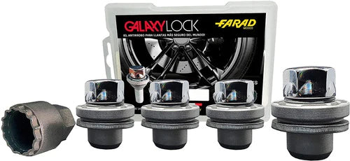 4 Tuercas Seguridad Galaxylock Rav4 Tacoma Hilux Prius 382/m