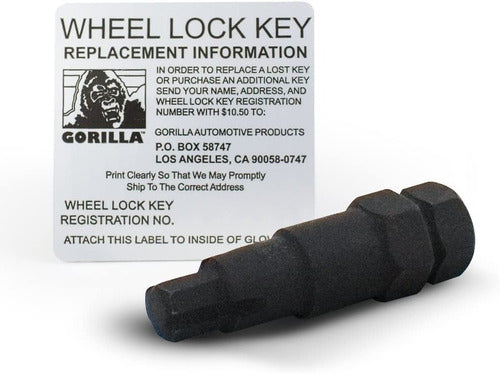 4 Birlos Seguridad Rines Gorilla Hex Socket Vw Bora 14x1.5mm