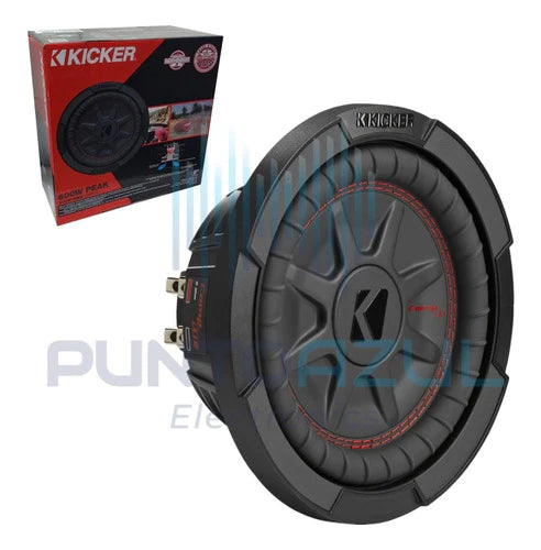 Subwoofer Plano Kicker 8 PuLG 48cwrt82 600w Comprt 2 Ohm
