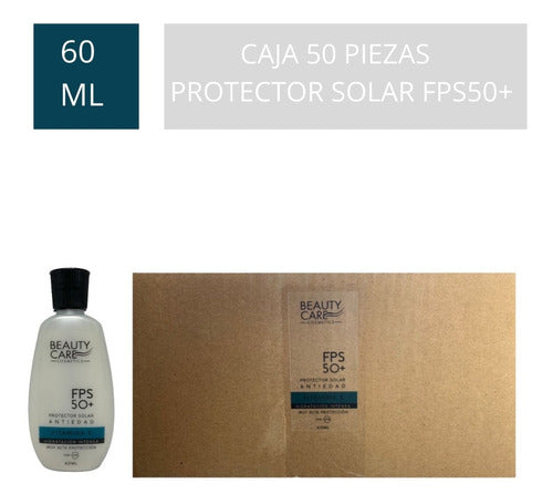 1 Caja 50pzs Protector Solar Beauty Care Fps50+ Vitamina E