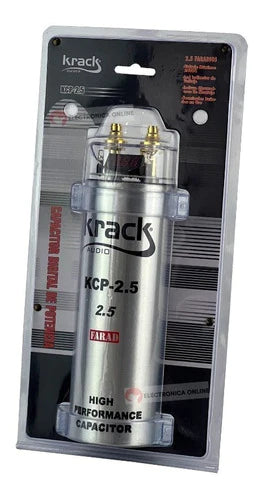 Capacitor Digital Para Sonido De Auto 2.5 Fararios Krack