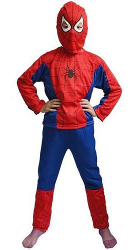 Disfraz Traje De Hombre Araña Spiderman Con Mascara
