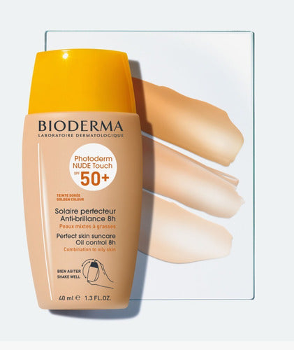 Bioderma Photoderm Nude Touch Dorado Fps 50+ 40ml