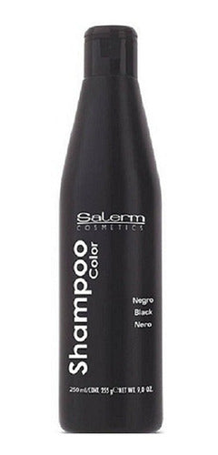 Shampoo Matizador Color Negro Salerm 250 Ml Con Envio