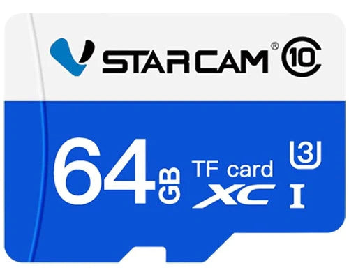 Tarjeta Memoria Vstarcam 64gb Clase 10 U3 A1 Tf Card Hd 100m