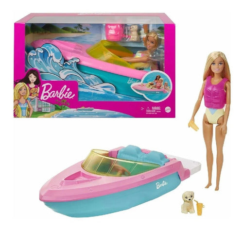 Barbie Bote Glam Con Muñeca Mattel
