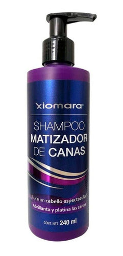 Xiomara Shampoo Platino Matizador De Canas 240 Ml
