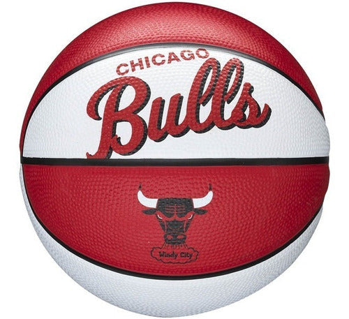 Balón Nba Mini #3 Retro Teams Bulls Wilson