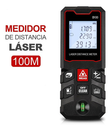 Telémetros Láser Medidor De Distancia Láser 100m Goxawee