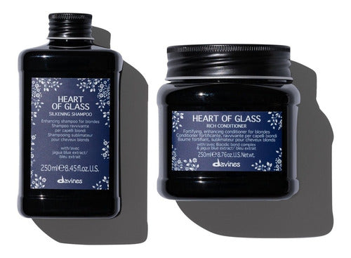 Davines Duo Heart Of Glass Shampoo, Conditioner 250 C/u