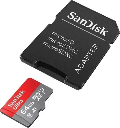 Memoria Flash Sandisk Ultra, 64gb Microsdxc Uhs-i Clase 10,