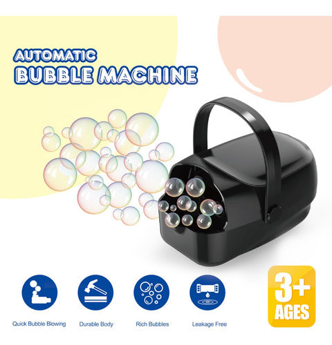 Máquina De Burbujas Automática Soplador De Burbujas Portátil