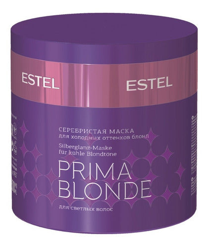 Mascarilla Plateada Tono Frío Rubia Prima Blonde Estel 300ml