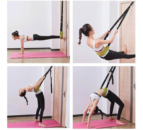 Yoga Correa Estiramiento Lumbar Piernas Puerta Flexibilidad
