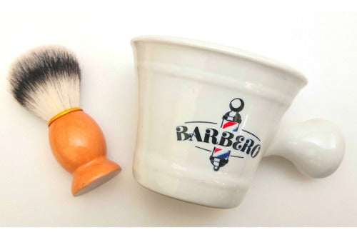 Kit Para Barbero De Brocha Y Bowl Para Rasurar