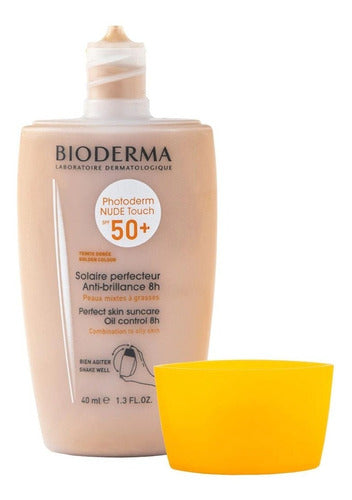 Bioderma Photoderm Nude Touch Spf50+ Tono Dorado, 40 Ml