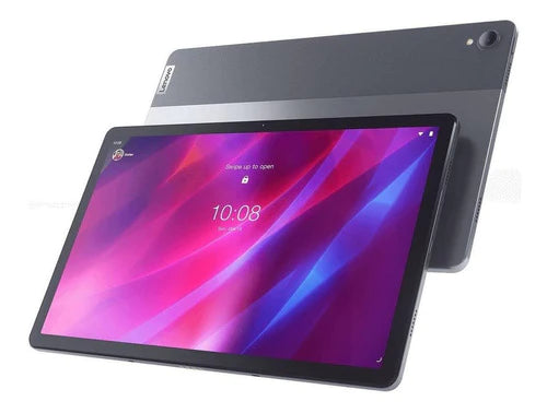 Tablet  Lenovo Tab P11 With Keyboard Pack And Precision Pen 2 Tb-j606l 11  Con Red Móvil 128gb Platinum Gray 4gb De Memoria Ram