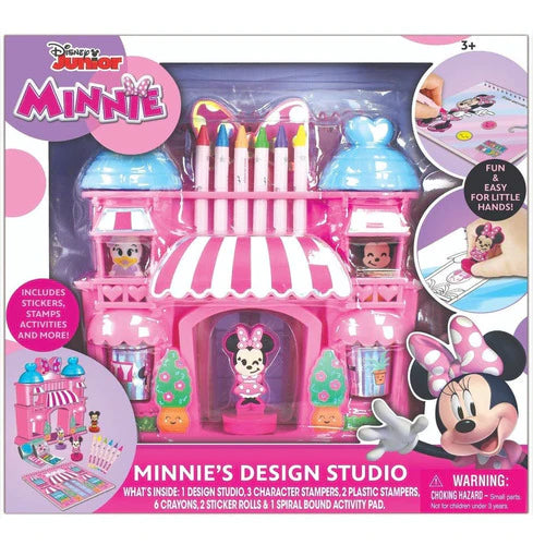 Minnie Estudio De Diseño Con Sellos De Personajes Disney
